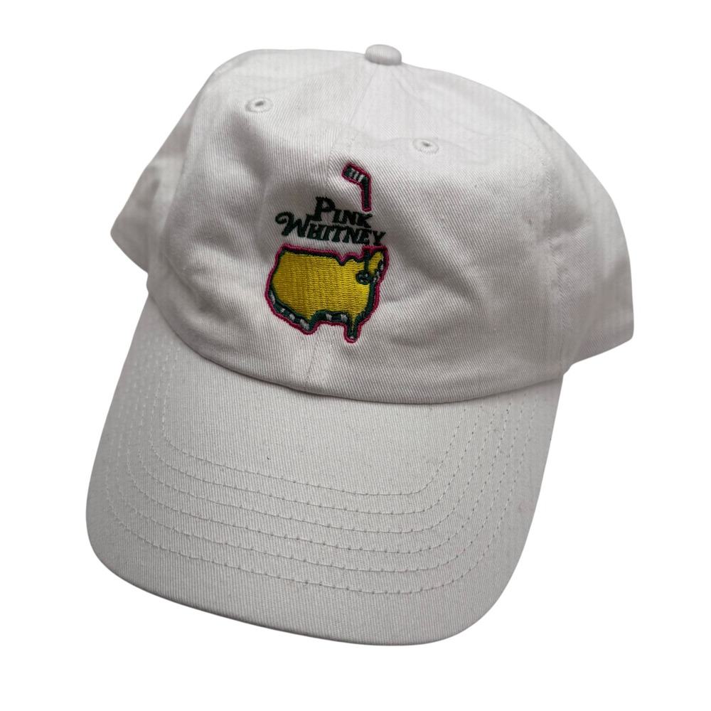 Pink Whitney Spittin' Chiclets Podcast Barstool Golf Masters Hat